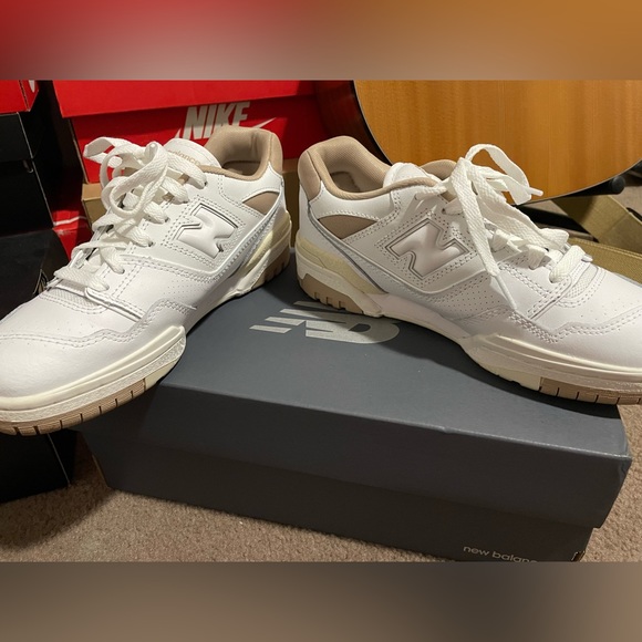Women’s New Balance 550 White Tan Size US 6 - Picture 4 of 8